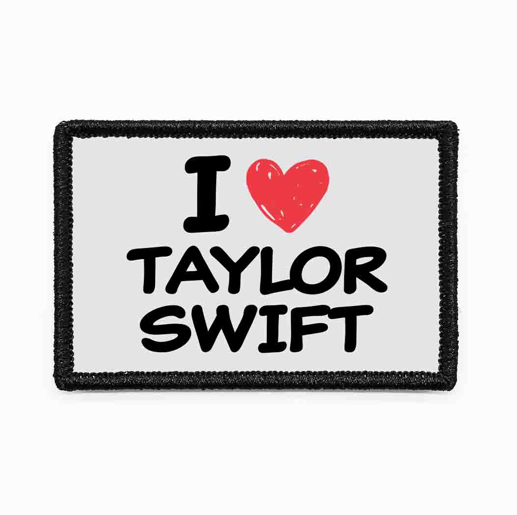 I Love Taylor Swift - Removable Patch – Mix & Patch