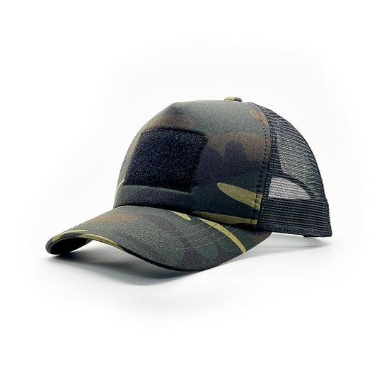 Curved Bill Trucker Hat - Camo